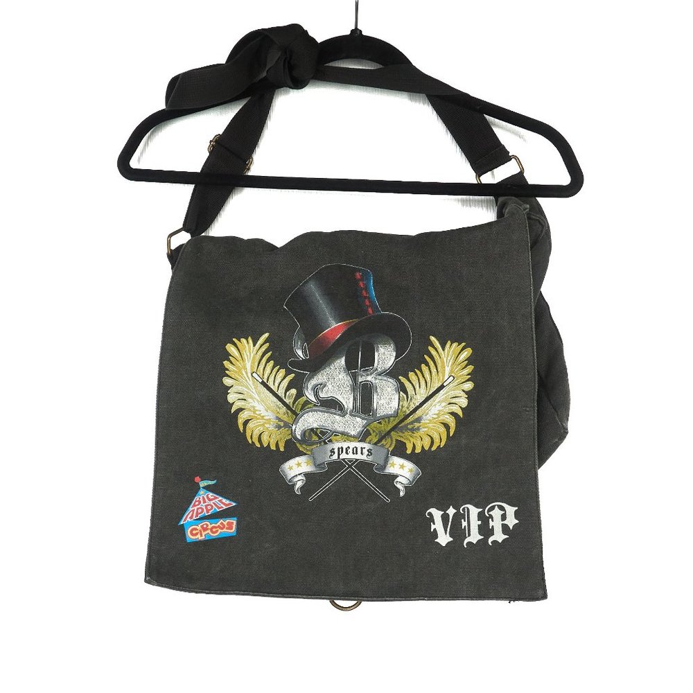 Britney Spears VIP 2009 Tour Big Apple Circus Canvas Messenger Bag